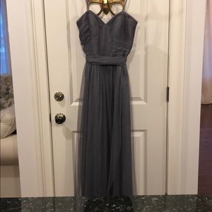 W Too bridesmaids dress - charcoal 8